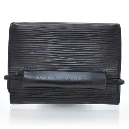 Louis Vuitton Epi Porte-Monnaie Elastique Wallet Black 1 of 7