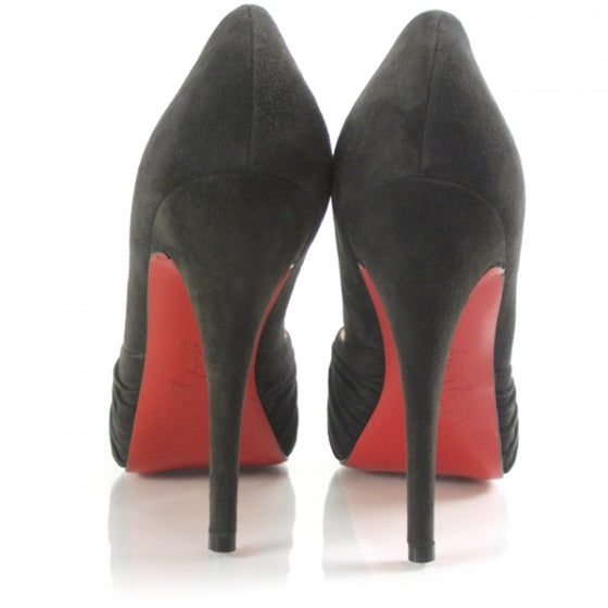 Suede Greissimo Platform Pumps 38