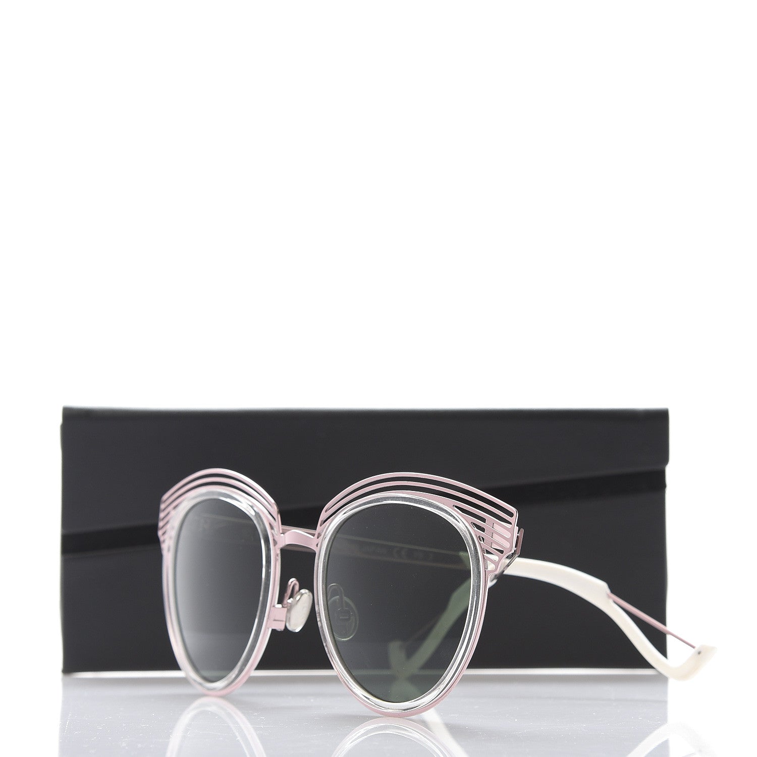 Christian Dior Acetate Enigme Sunglasses Pink White 8 of 8