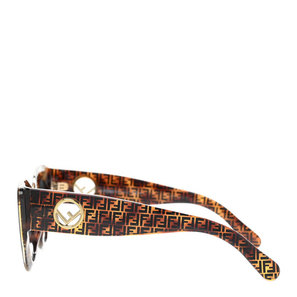 Fendi Acetate F is Fendi FF 51mm Cat Eye Sunglasses 0327/S Tortoise Camouflage 3 of 8
