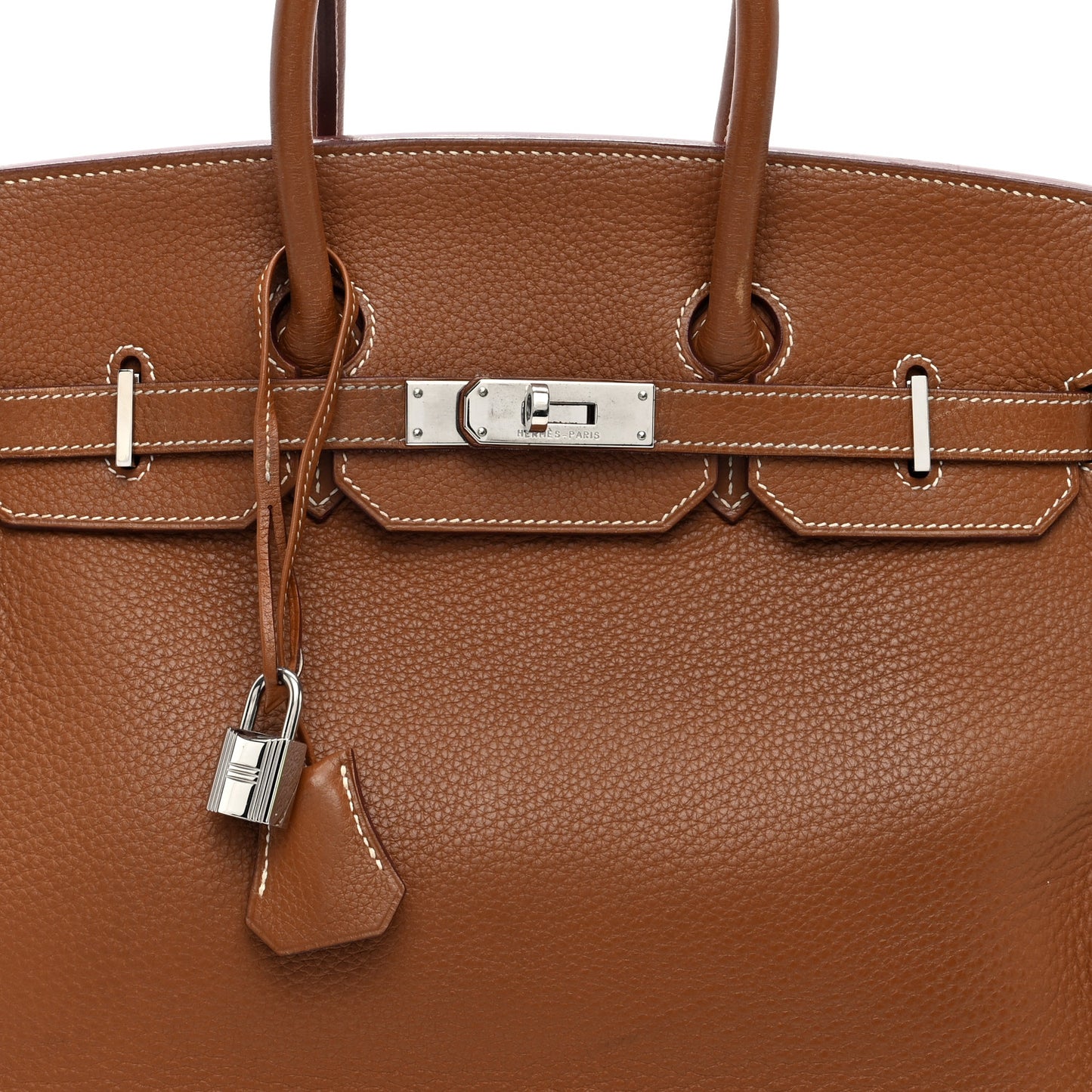 Taurillon Clemence Birkin 35 Gold