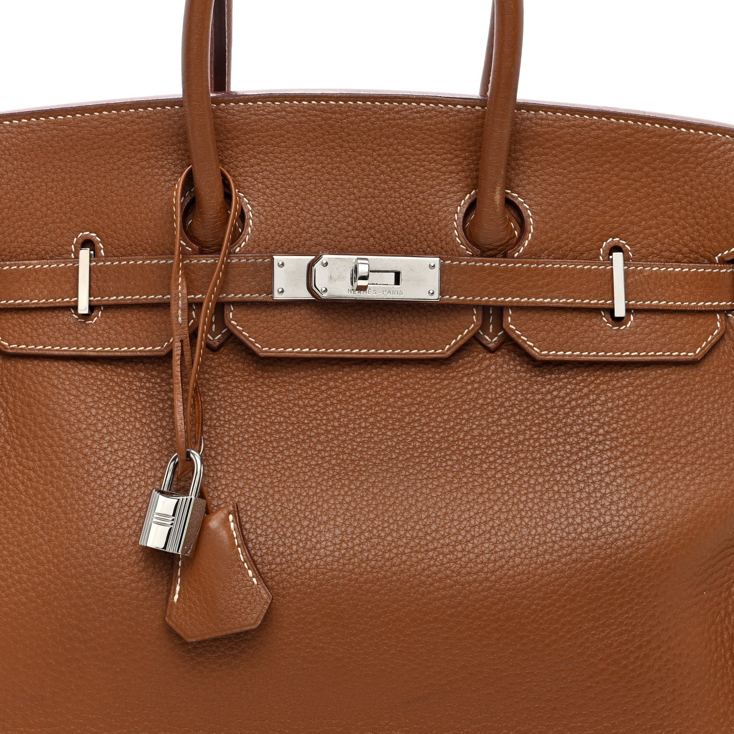 Hermes Taurillon Clemence Birkin 35 Gold 7 of 9