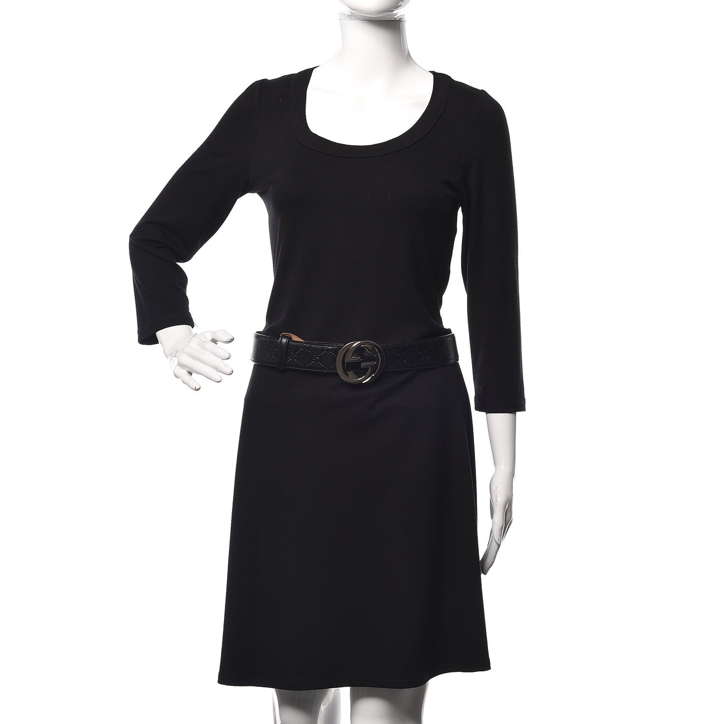 Guccissima Signature Interlocking G 40mm Belt 100 40 Black