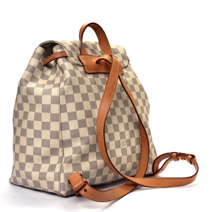 Louis Vuitton Damier Azur Sperone Backpack 2 of 9