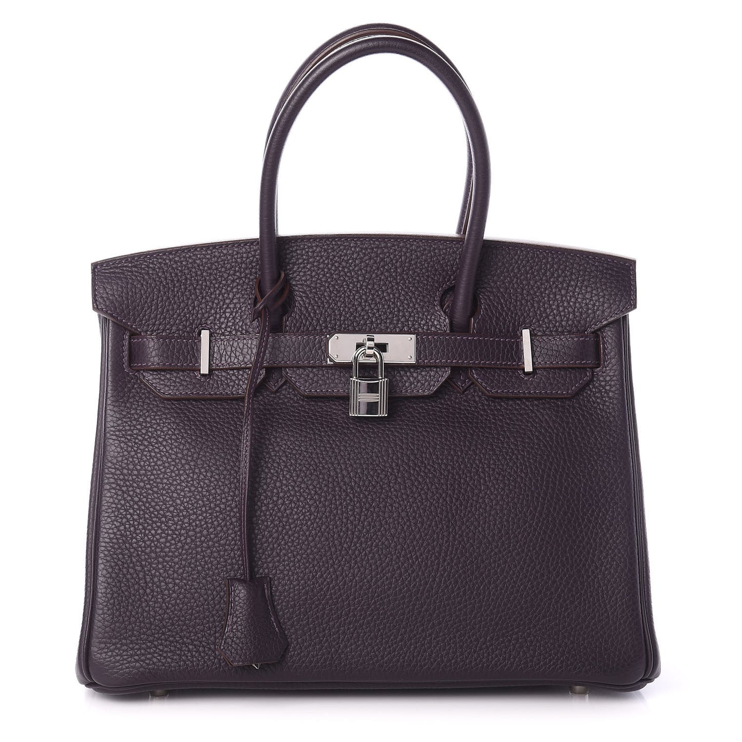 Taurillon Clemence Birkin 30 Raisin