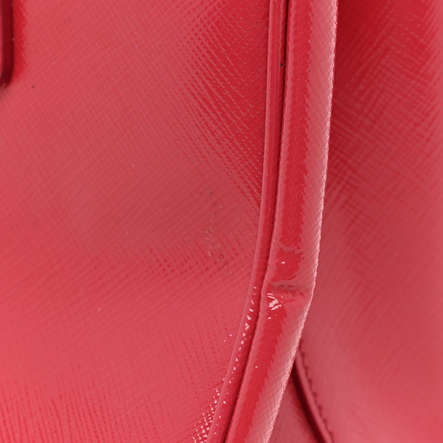 Saffiano Vernice Small Galleria Double Zip Tote Peonia