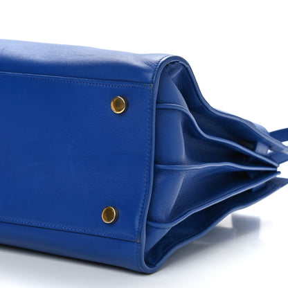Saint Laurent Calfskin Small Sac De Jour Blue Majorelle 11 of 15