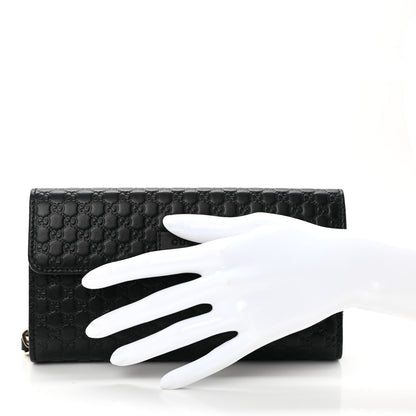 Gucci Soft Microguccissima Continental Zip Wallet Black 3 of 6