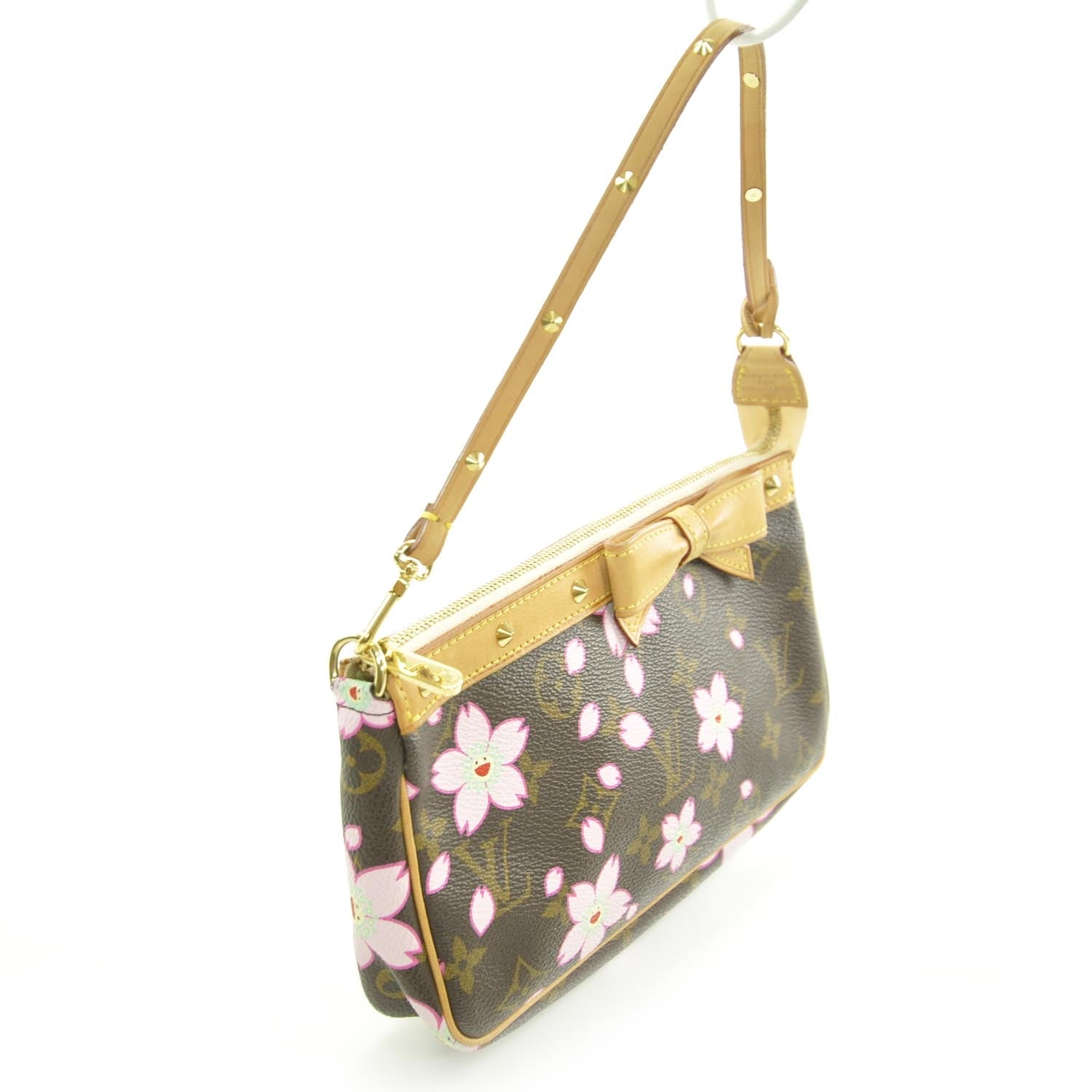 Louis Vuitton Monogram Cherry Blossom Pochette Accessories Brown 3 of 9