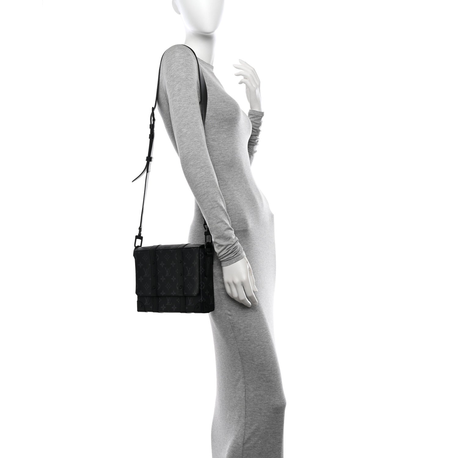 Louis Vuitton Monogram Eclipse Trunk Messenger 2 of 13