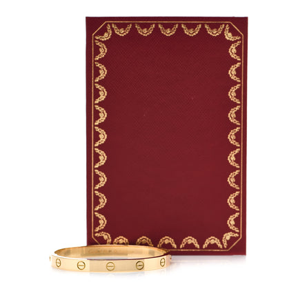 Cartier 18K Yellow Gold LOVE Bracelet 17 5 of 5