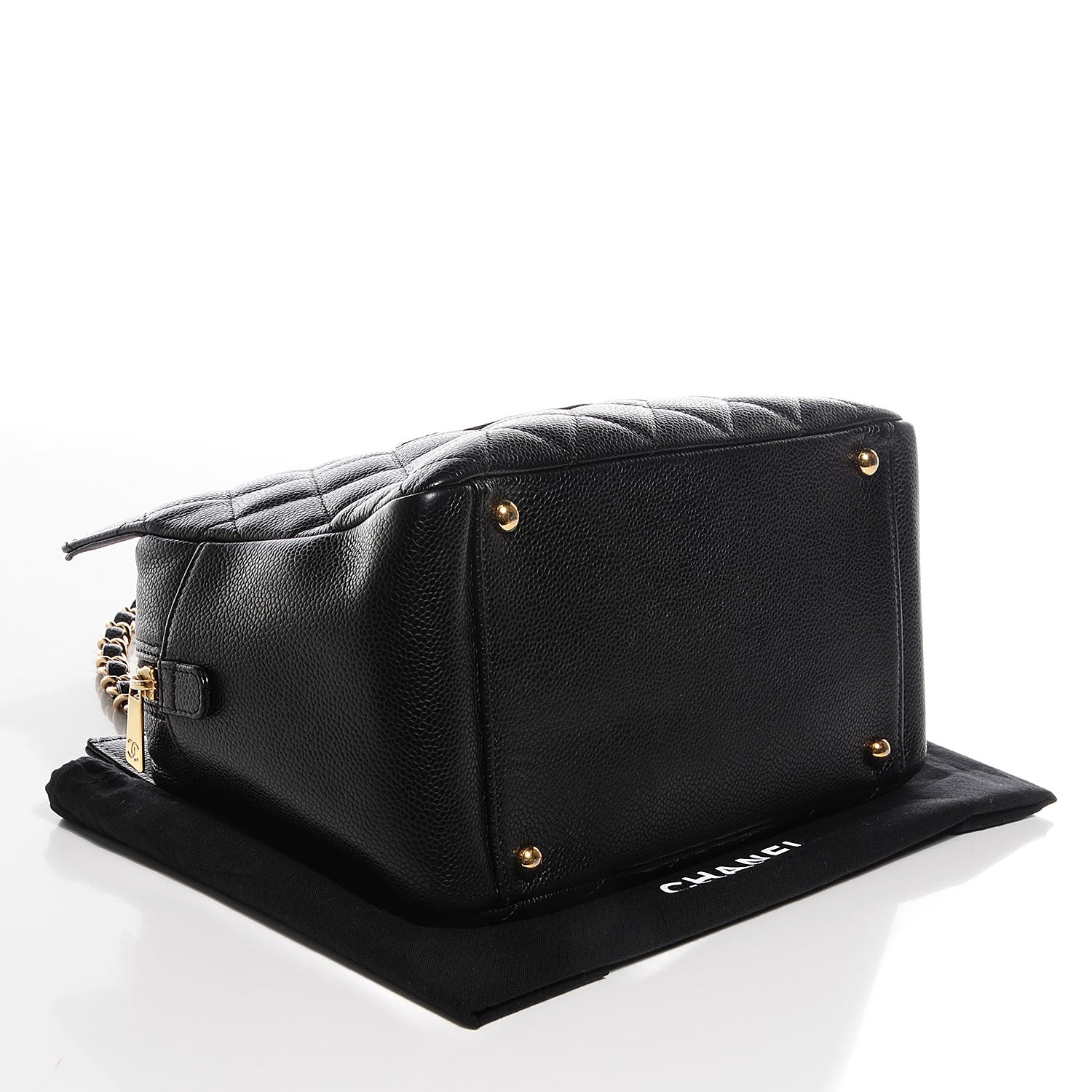 Chanel Caviar Quilted Petit Timeless Tote PTT Black 4 of 7