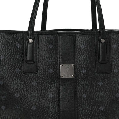 MCM Visetos Medium Liz Reversible Shopper Tote Black 13 of 29