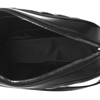 Saint Laurent Calfskin Matelasse Monogram Lou Camera Bag Black 5 of 9