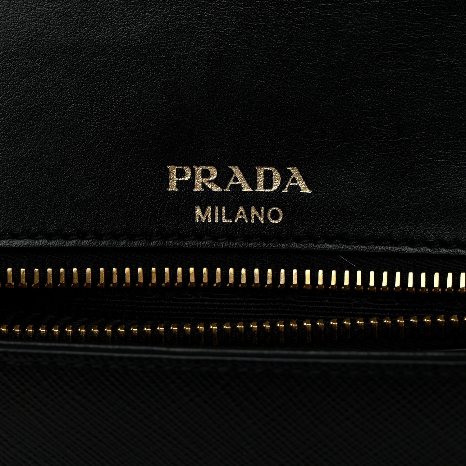 Prada Saffiano Flap Shoulder Bag Black 6 of 10