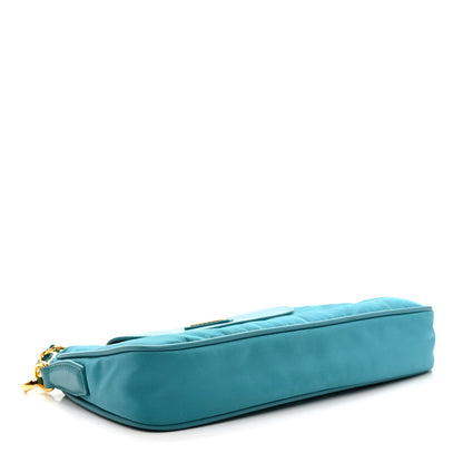 Prada Tessuto Nylon Saffiano Crossbody Bag Turchese 4 of 14