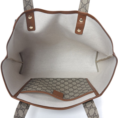 Gucci GG Plus Monogram Medium Signature Web Loop Tote Brown 7 of 10