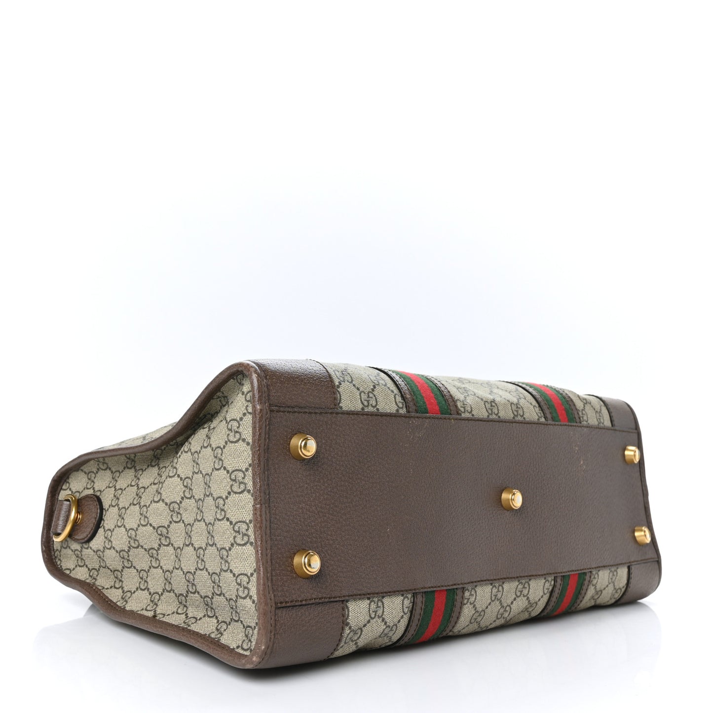 Soft GG Supreme Monogram Web Neo Vintage Duffle Bag Beige New Acero Crop