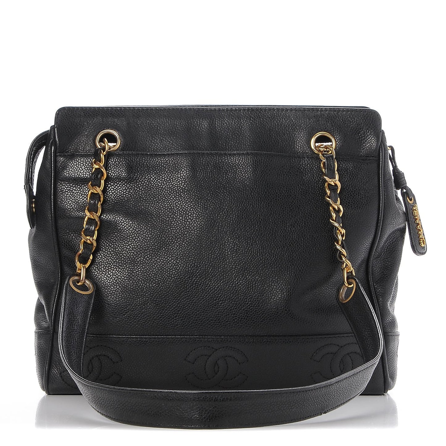 Caviar Shoulder Bag Black