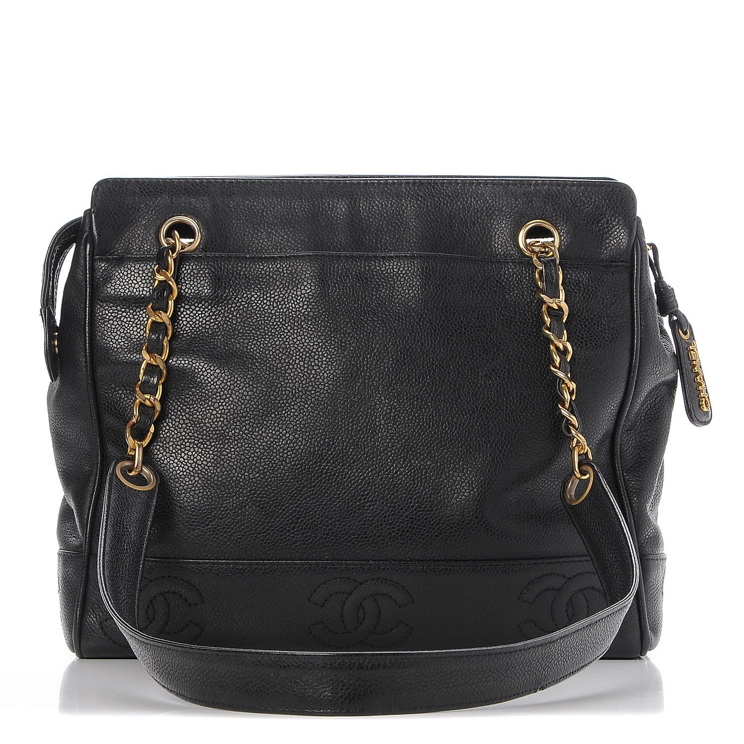 Chanel Caviar Shoulder Bag Black 1 of 8