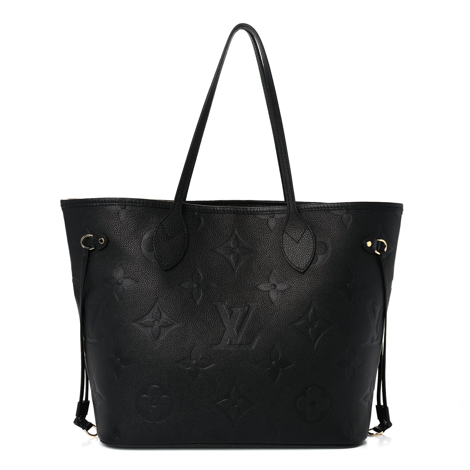 Louis Vuitton Empreinte Monogram Giant Neverfull MM Black 3 of 13