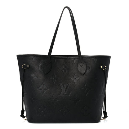 Louis Vuitton Empreinte Monogram Giant Neverfull MM Black 3 of 13