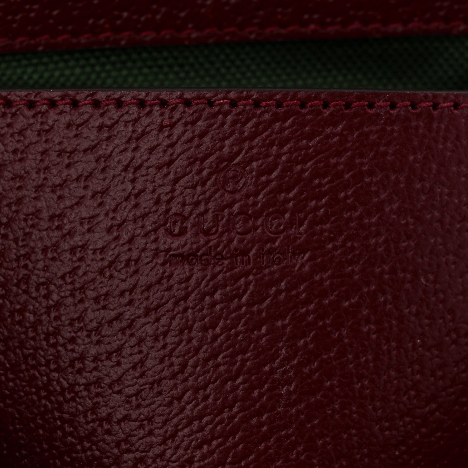 Gucci GG Supreme Monogram Textured Dollar Calfskin Small Ophidia Top Handle Shoulder Bag Beige Bordeaux 6 of 11