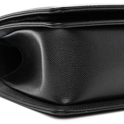 Chanel Caviar Quilted Medium Boy Flap Black 9 of 10