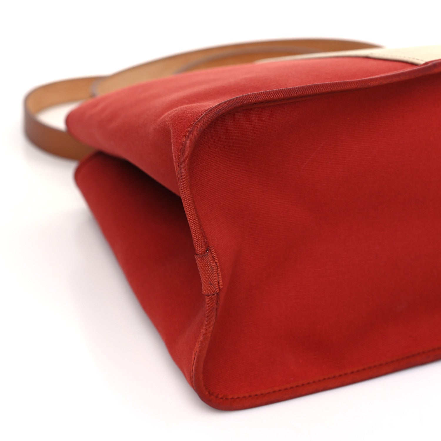 Hermes Toile Cabag 39 Rouge Grenat 7 of 8