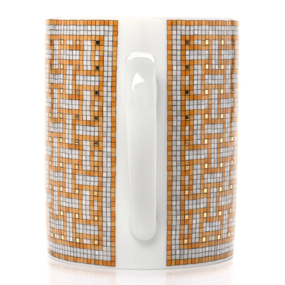Hermes Porcelain Mosaique au 24 Mug Gold 4 of 9