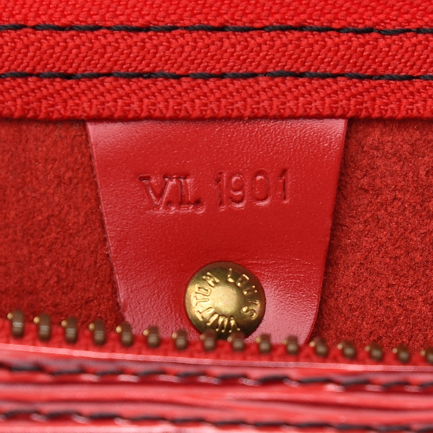 Louis Vuitton Epi Keepall 50 Castillan Red 7 of 12