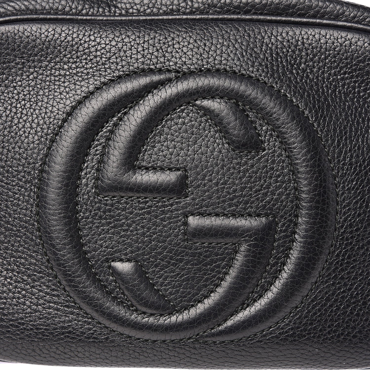 Gucci Pebbled Calfskin Small Soho Disco Bag Black 15 of 15