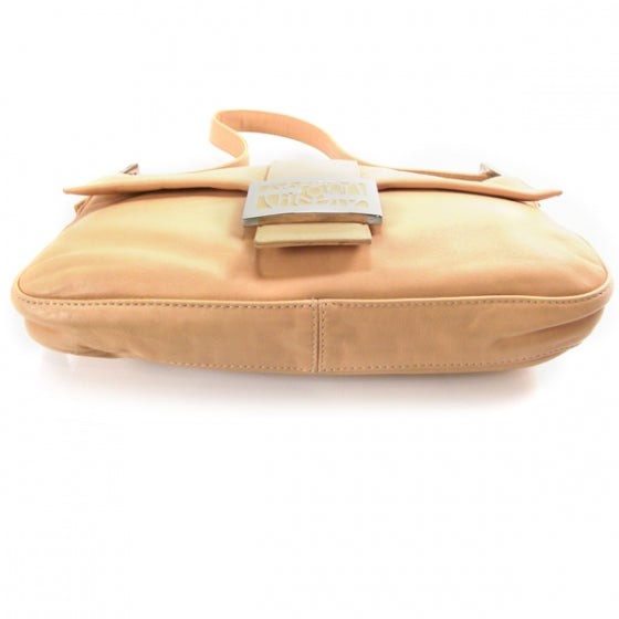 Leather Baguette Peach