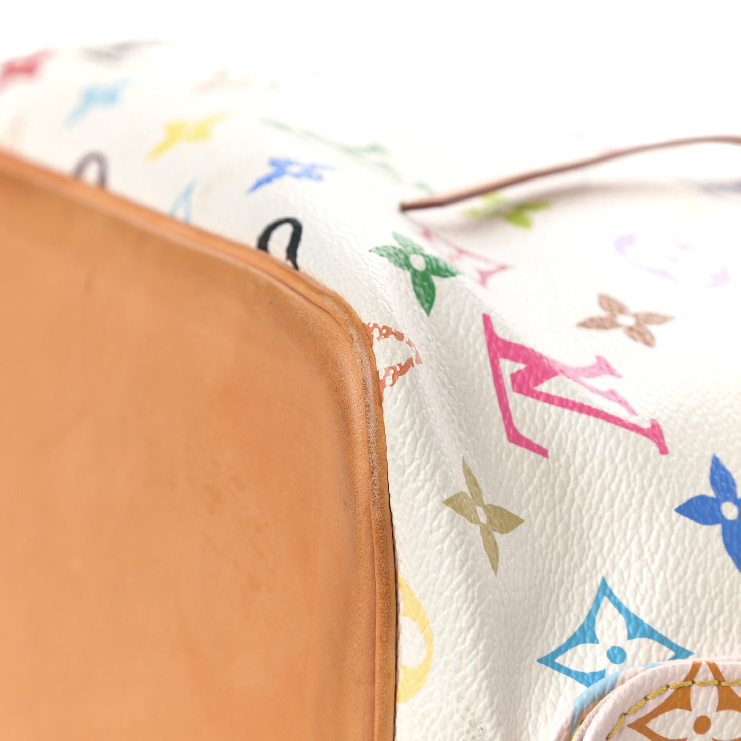 Monogram Multicolor Petit Noe White