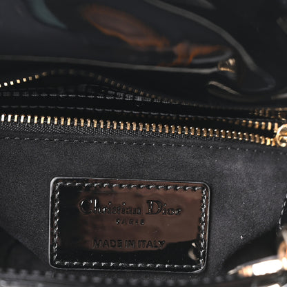 Christian Dior Patent Cannage Mini Lady Dior Black 6 of 9