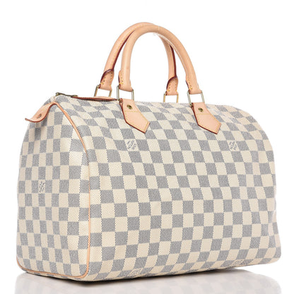 Louis Vuitton Damier Azur Speedy 30 3 of 12