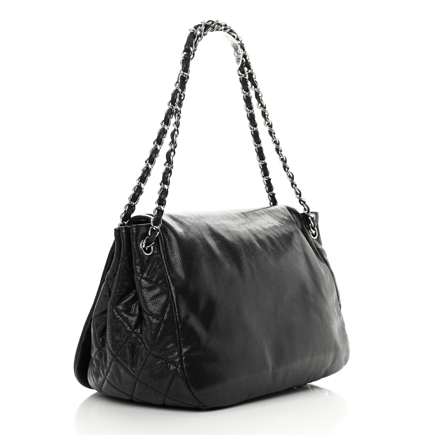 Caviar Timeless CC Accordion Flap Black