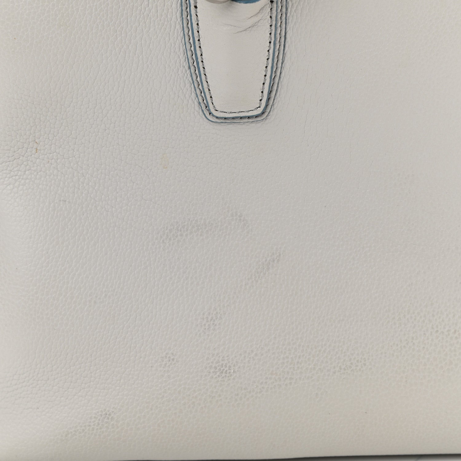 MCM Grained Calfskin Large Milla Tote Whisper Grey 13 of 15