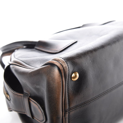 Prada Vitello Vintage Bowling Bag Black 7 of 15