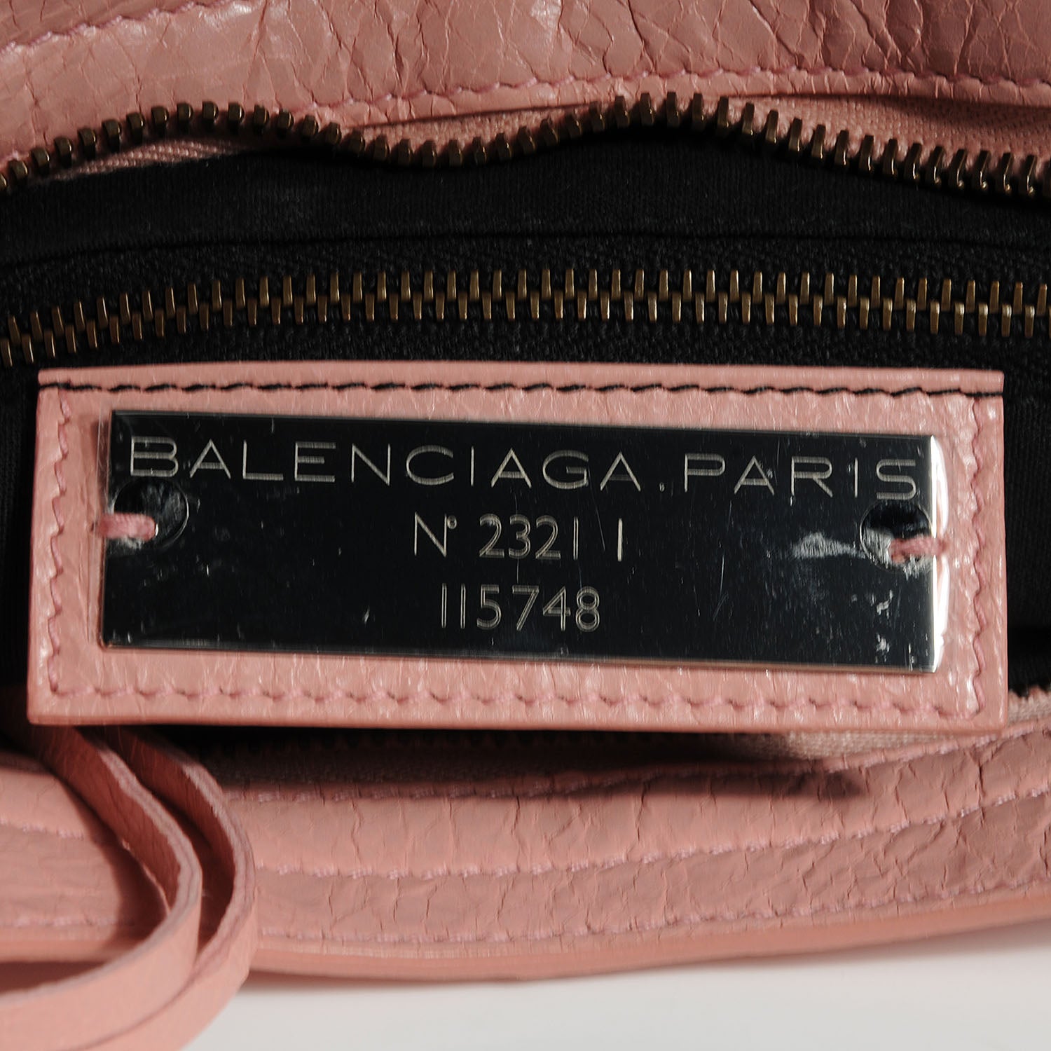 Balenciaga Agneau Classic Hardware City Rose Peche 5 of 9
