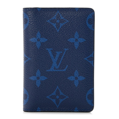 Louis Vuitton Taigarama Pocket Organizer NM Cobalt 1 of 7