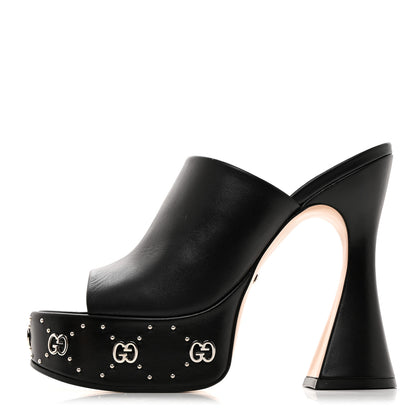 Gucci Malaga Kid Janaya 150mm Platform Sandals 39.5 Black 1 of 9