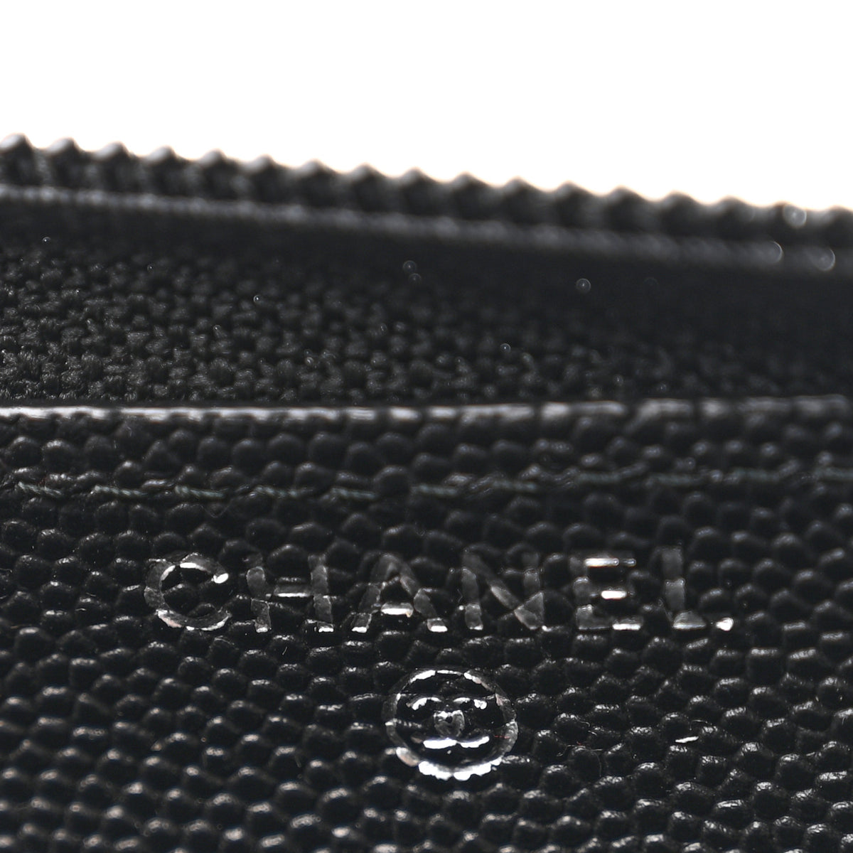 Caviar Quilted Boy Long Zip Around Wallet Black
