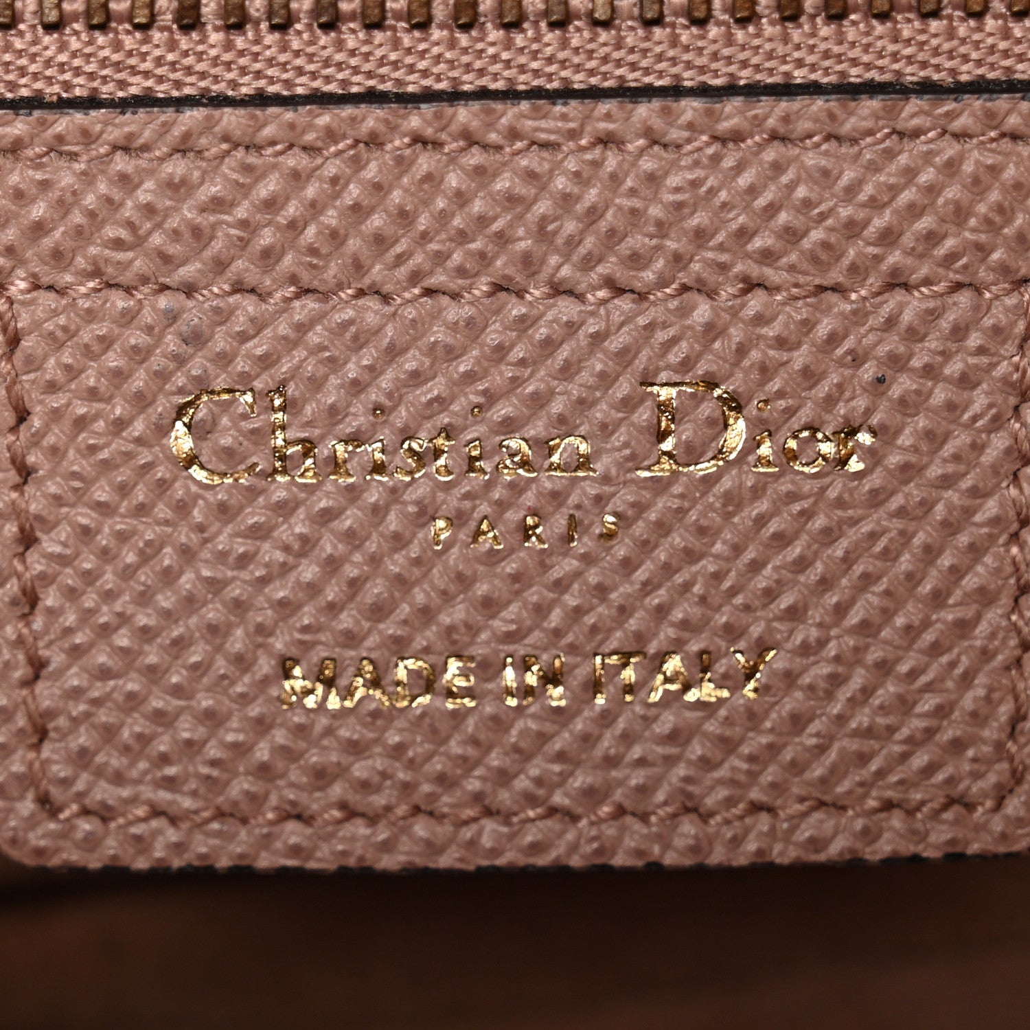 Christian Dior Grained Calfskin Saddle Bag Fard 6 of 13