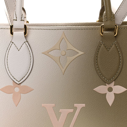 Louis Vuitton Monogram Giant Spring In The City OnTheGo MM Sunset Kaki 7 of 9