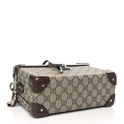 Gucci GG Supreme Monogram Globe-Trotter Beauty Case Brown 4 of 10