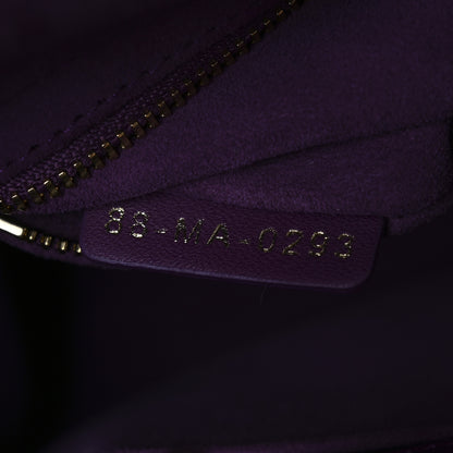 Christian Dior Lambskin Cannage Small My ABCDior Lady Dior Purple 7 of 10