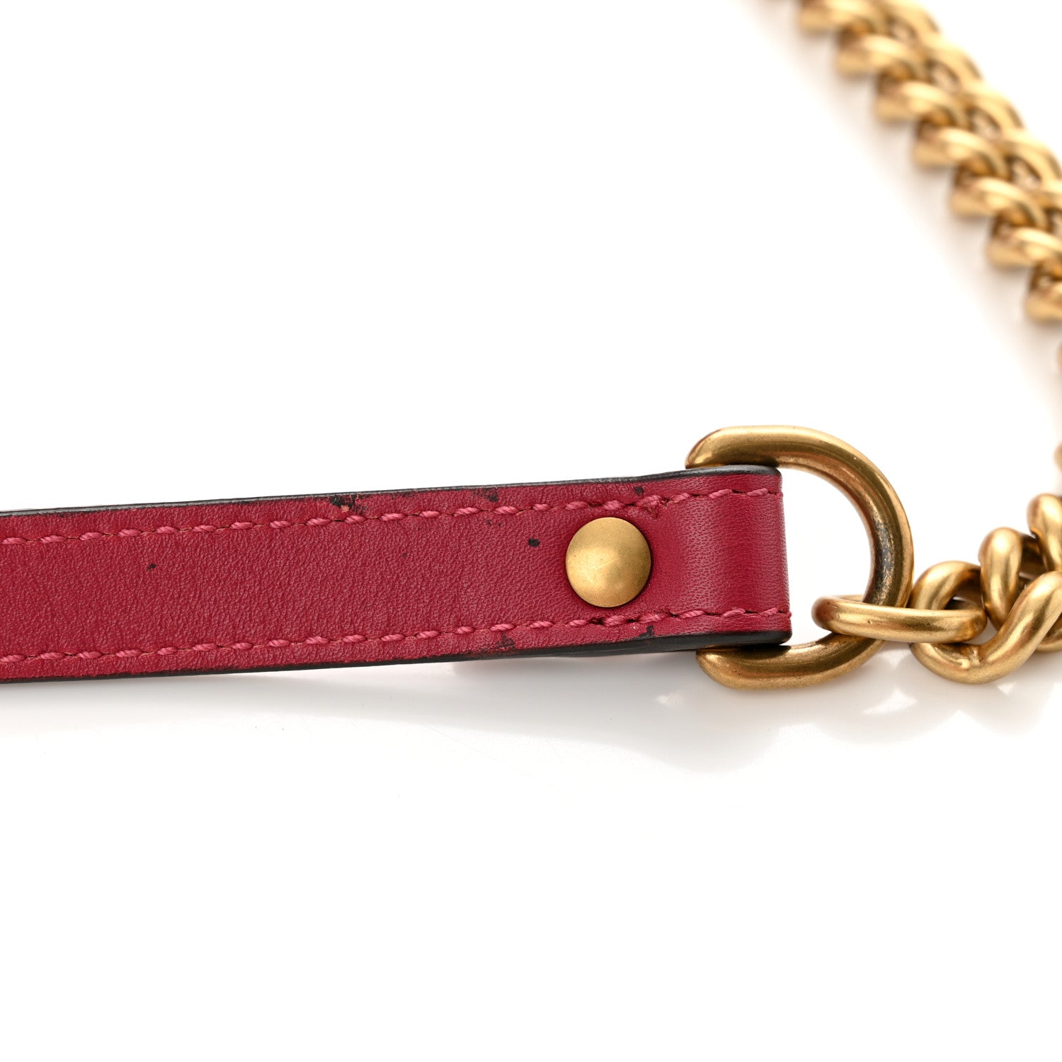 Gucci Velvet Matelasse Embroidered Mini GG Marmont Shoulder Bag Light Raspberry Rose 15 of 16