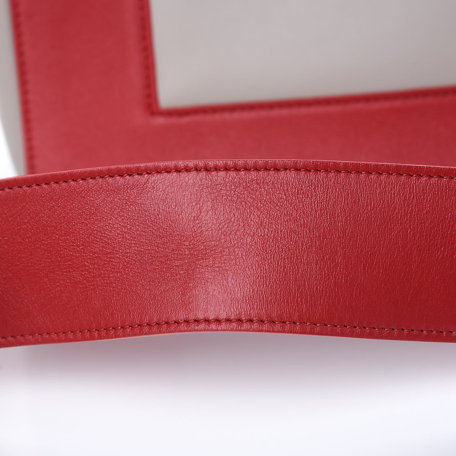 Celine Shiny Smooth Calfskin Medium Frame Shoulder Bag Poppy Red Clay 15 of 15