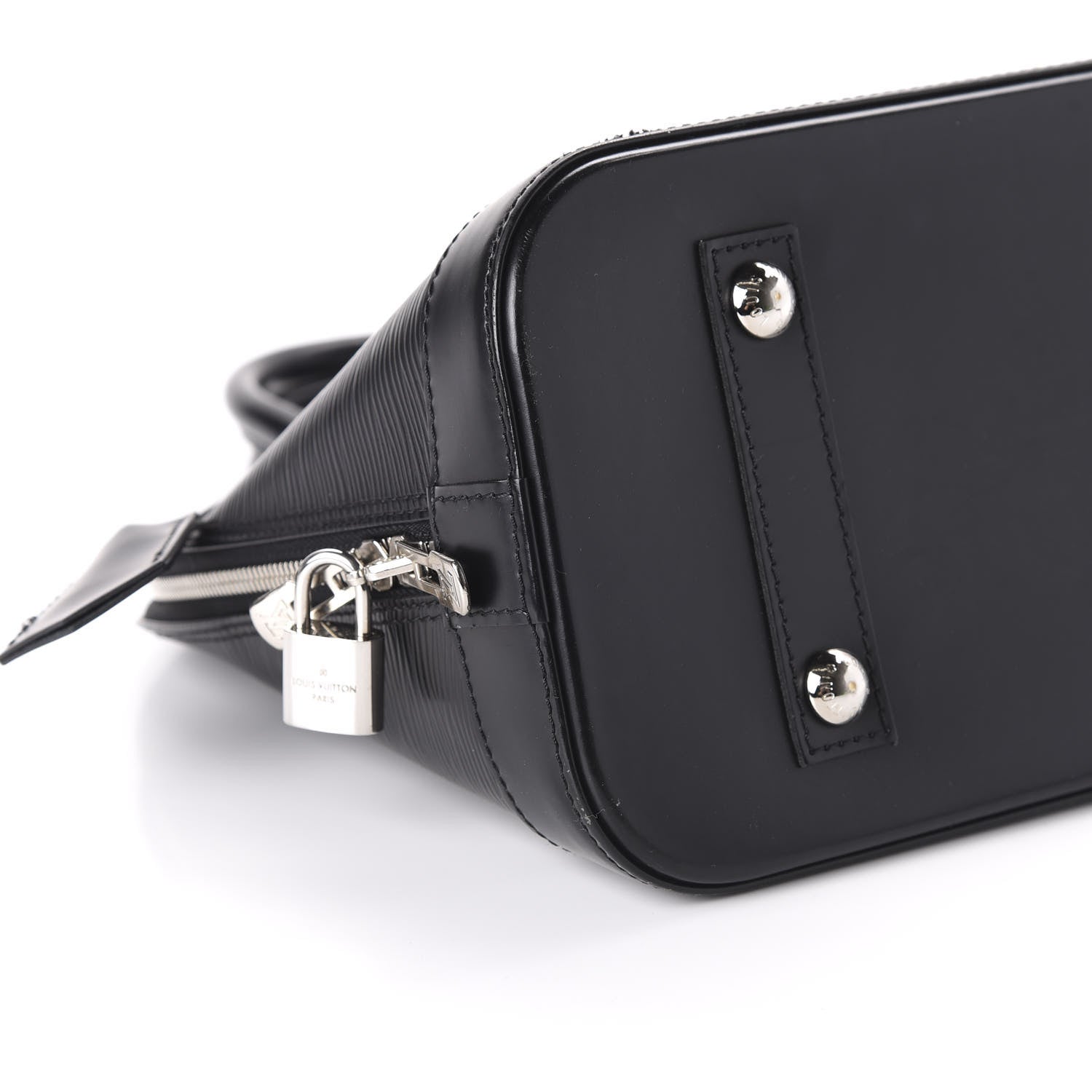 Louis Vuitton Epi Alma MM Black 6 of 9